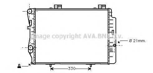 AVA QUALITY COOLING MS2212 Радіатор, охолодження двигуна