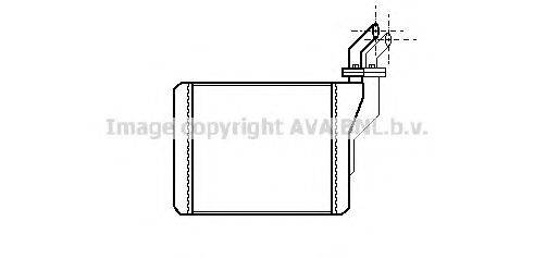 AVA QUALITY COOLING OL6181 Теплообмінник, опалення салону