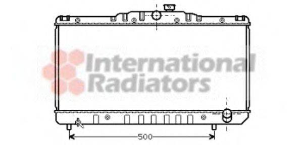 VAN WEZEL 53002029 Радіатор, охолодження двигуна