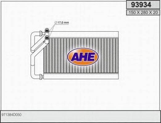 AHE 93934 Теплообмінник, опалення салону