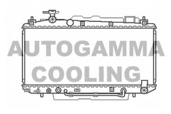 AUTOGAMMA 103371 Радіатор, охолодження двигуна