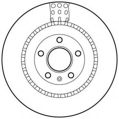 JURID 562735JC гальмівний диск
