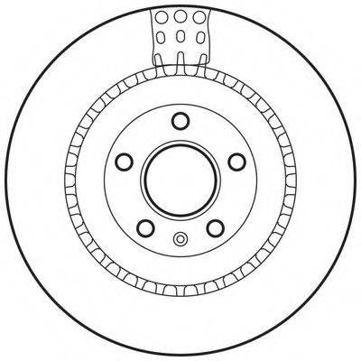 BENDIX 562735BC гальмівний диск